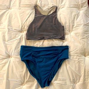 2 piece Bathing suit.